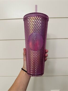 New specials edition Disneyland Starbucks Iridescent Purple Studded Tumbler